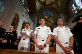 Celebrating 40 Years of Faith on the Frontlines: Priest’s Global Mission as Naval Academy’s Lone Catholic Chaplain