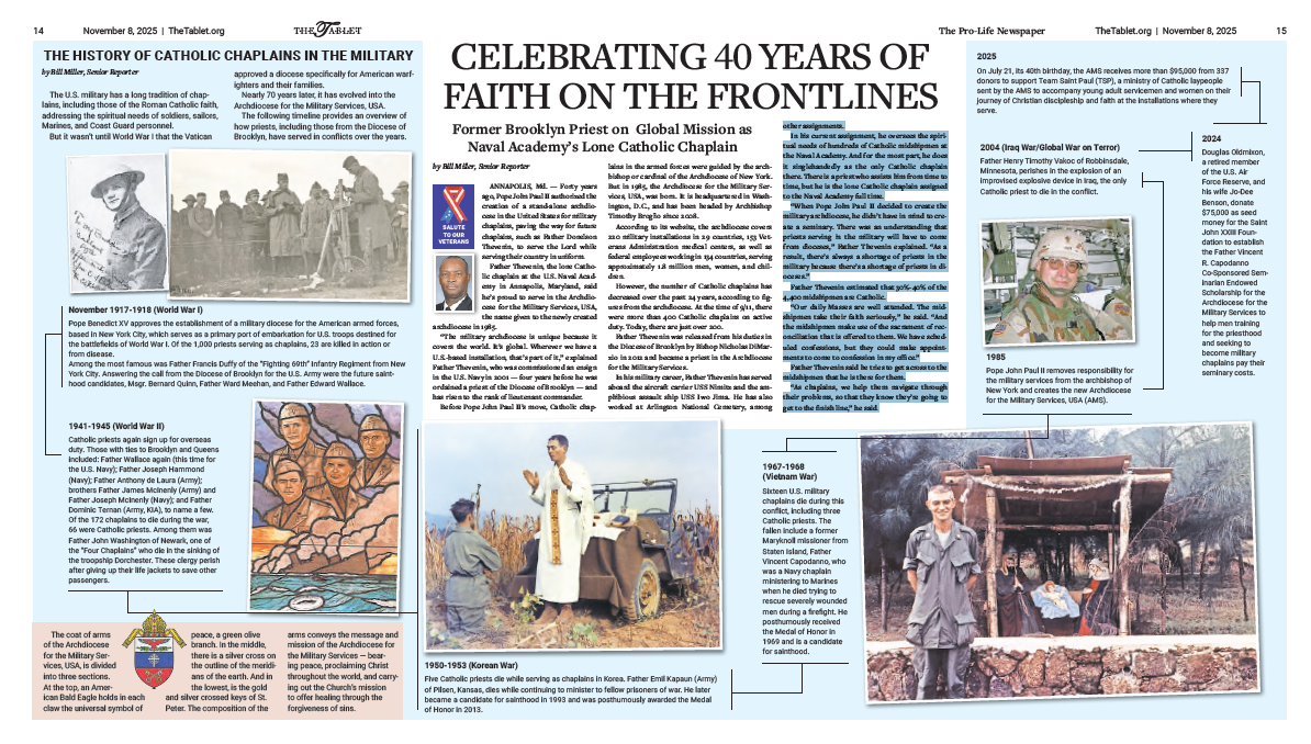 The History of Catholic Chaplains in the Military