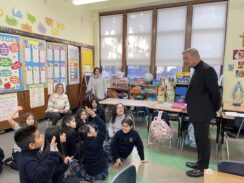 St. Leo Students Welcome Bishop Robert Brennan With Smiles, Songs, Prayers in Queens