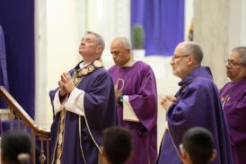 Bishop Brennan Joins Catechumens For Rite Of The Third Scrutiny