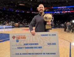 Immaculate Conception Catholic Youth Organization Coach Is Honored by Jr. Knicks