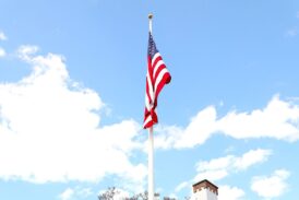 Red, White and New: Catholic War Veterans’ Gift Helps Fontbonne Raise the Flag High in Brooklyn