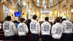 Bishop Brennan’s Send-off to Eighth Graders: ‘You Are Loved’