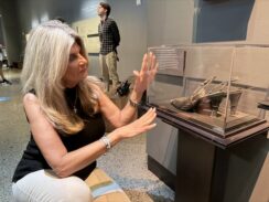 9/11 Survivor’s High Heels Carry Her Story of Escape and Faith Into History