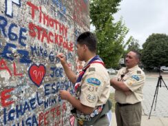 Brooklyn Teen’s Eagle Scout Project Aims to Preserve 9/11 Memorial Wall