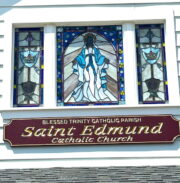 Local Artist Finishes Pane-Staking Window Restoration at St. Edmund